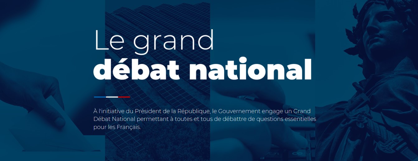 Image of Website Dedicated to National Grand Debate
