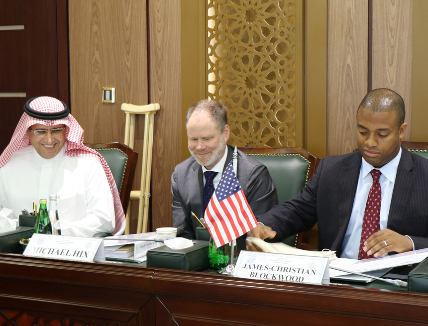 James-Christian Blockwood attending INTOSAI PFAC meeting hosted by Saudi Arabia's General Court of Audit