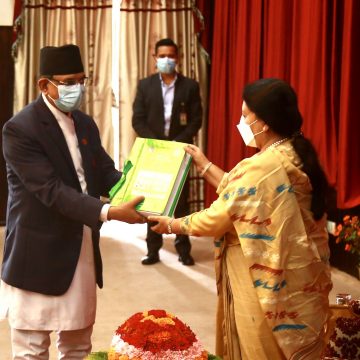Photo: Auditor General of Nepal Submits 58th Annual Report to President