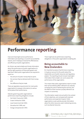 New Zealand Performance Reporting