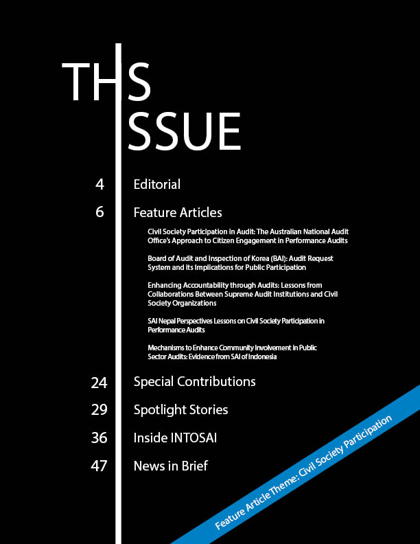 INTOSAI Journal_Spring 2022 TOC